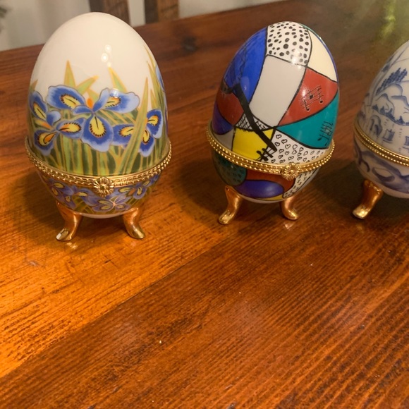 ๐ฅ๐ Wow 8 hand painted porcelain eggs ๐ - Picture 13 of 17